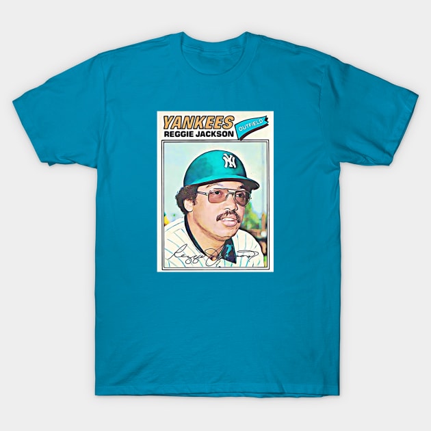 Reggie Jackson 1977 Flashback Champs Reggie Jackson T Shirt TeePublic